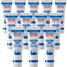 12x100g LIQUI MOLY 3312 Silicon-Fett transparent Schmierung Schmierfett