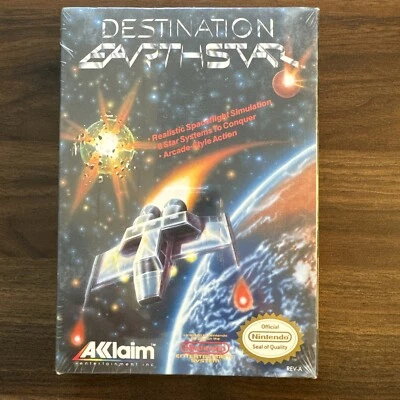 SEALED NES Destination Earthstar w/ Extra Copy of Cartridge FREE SHIPPING - Image 1 of 4