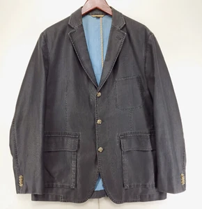 Kroon Tyrell Blazer Men’s 42R Gray Cotton Unstructured Jacket Sport Coat Casual - Picture 1 of 14