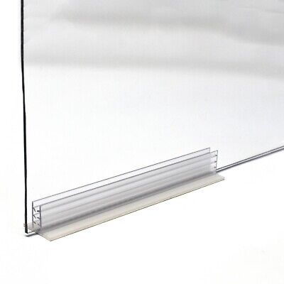 6  L Adhesive Plexiglass Sneeze Guard Panel Holder For Sheets 1/8  To 1/4  Thick • 13.95$