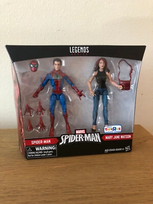 漫威传奇蜘蛛侠玛丽·简·沃森 2 包全新玩具反斗城独家 TRU — 第 1/3 张图片
