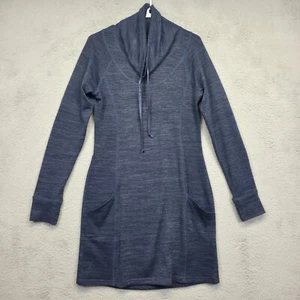 Kuhl Maglione Vestito Donna M Blu Finto Collo Raglan Maniche Tasche Outdoor - Foto 1 di 13