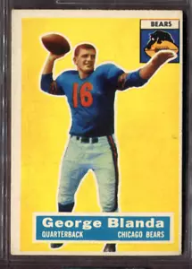 1956 Topps Set-Break # 11 George Blanda VG-VGEX (Crease) *JAYSACE* - Bild 1 von 2