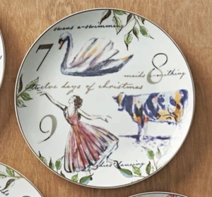 12 DAYS OF CHRISTMAS Salatteller 7,8,9 BETTER HOMES & GARDENS 8,43 Zoll - Bild 1 von 4