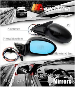 Look M5 Style Auto Folding Electric Heating Mirrors with Memory fits BMW E39 LHD - Picture 1 of 6