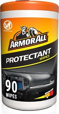 ARMORED AUTO GROUP SALES INC Armor All Car Cleaning Wipes, Wipes for Car Interior and Car Exterior, 90 Wipes