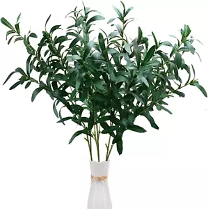3Pcs Artificial Olive Branches for Vases,37.4Inch Faux Stems Olive Tree Branches - Picture 1 of 12