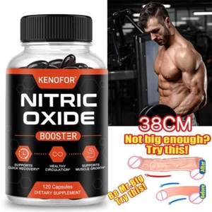 Potenciador de óxido nítrico 1500 mg L-arginina y L-citrulina, 30 a 120 cápsulas - Imagen 1 de 11