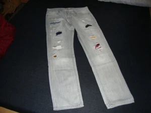 Denim Merish, Jeans, Herren, black used, W33, schwarz - Bild 1 von 4