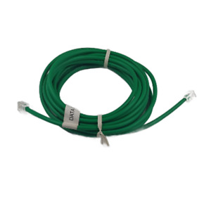 All Systems Broadband UTP RJ11 CAT5e DSL Wired Telephone Data Cable Green 15Ft.