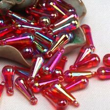 Drop Acrylic Crafts Beads Fashion Transparent Bead Charms Jewelry Findings 30pcs