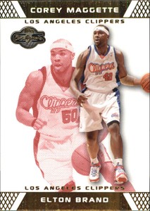 2007-08 Topps Co-Signers Gold Red Card #8 Elton Brand/Corey Maggette/109