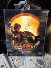 ALDEN EHRENREICH TOPPS  SIGNED SOLO: A STAR WARS STORY 8x10 PHOTO! 