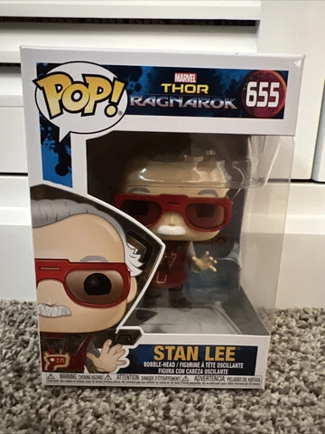 Funko Pop! Marvel Thor Ragnarok Stan Lee In Ragnarok Outfit #655 Cover
