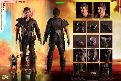 Dark Toys DTM005 Mad Max Mel Gibson Deluxe 1/6 Scale 12" Figure In Stock USA Cover