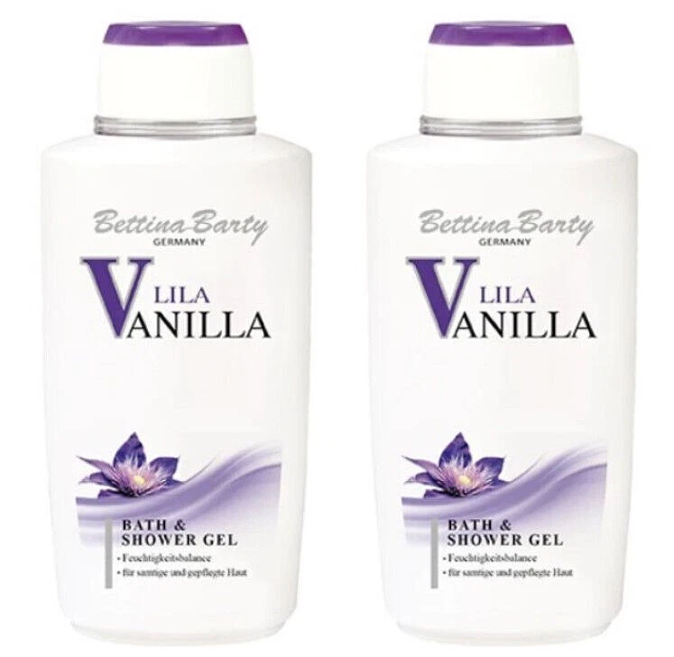 Bettina Barty LILA VANILLA Duschgel 2 x 500 ml Sparpack OVP