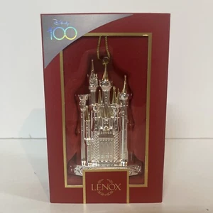 Lenox Annual 2023 Christmas Disney Castle Metal Ornament Gold & Silver Tone NIB - Picture 1 of 6