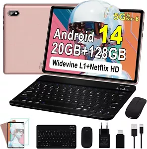 Tablet Android 14 Tablet 10 Zoll Tablet PC 5G WiFi 6 Octa-Core 20GB RAM C1067 - Bild 1 von 7