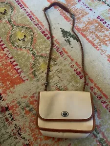 Brighton Tan Leather Crossbody Purse - Picture 1 of 8