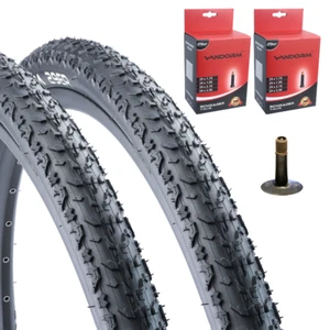 2x Vandorm 29 x 2.00" Altitude Off Road MTB Tyres w/ Schrader Valve Inner Tubes - Picture 1 of 6