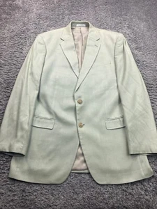 Giacca cappotto sportivo Ralph Lauren blazer uomo 42L verde menta seta rayon bambù - Foto 1 di 13