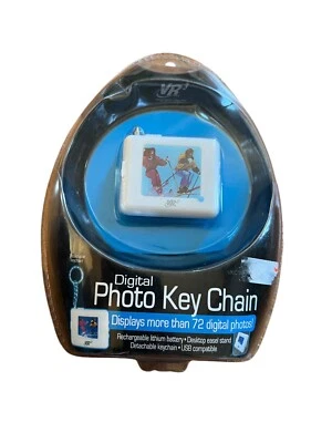 VR3 Digital Photo Key Chain Holds 72 Photos Rechargeable NEW - Image 1 of 2