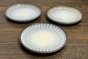 Vintage Denby Studio 6 1/2" (3) verschiedene Platten Keramik England Zierlinien Lot - Bild 1 von 16