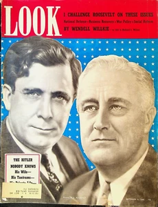 Look Magazine September 10 1940 Hedda Hopper Jack Dempsey Adolph Hitler - Picture 1 of 2