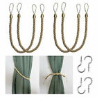 BEL AVENIR Curtain Rope Tiebacks (4) Drapery Rope Holdbacks w/4 Metal Screws