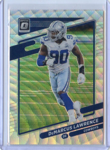 2021 Donruss Optic Football Premium Silver #/299 NO. 24 DeMarcus Lawrence - Dall