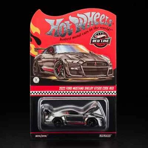 Hot Wheels RLC Exclusive 2022 Ford Mustang Shelby GT500 codice rosso - Foto 1 di 4