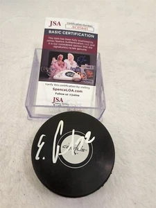 EVGENY KUZNETSOV signed CAPITALS puck JSA COA - Picture 1 of 2
