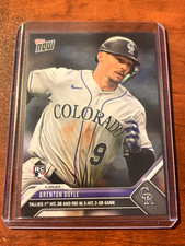 Brenton Doyle Rookie Card 2023 Topps Now #185 MLB Colorado Rockies, PR: 694 🔥