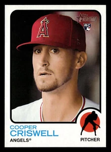 Cooper Criswell 2022 Topps Heritage #594 Los Angeles Angels ROOKIE Buy10get5FREE - Picture 1 of 2
