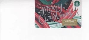 Starbucks Card "Merry Christmas 2018" PIN COVER INTACT. - Picture 1 of 1