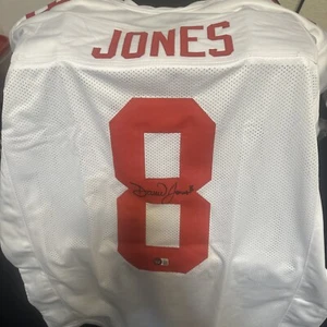 Daniel Jones Signed Custom New York Giants Jersey (Beckett Sticker) Size XL - Picture 1 of 2