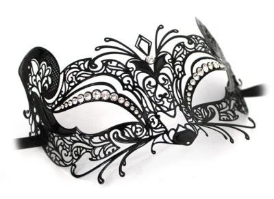 VENETIAN Masquerade Mask Micio Lux metal handcrafted in Venice Italy - Image 1 of 3