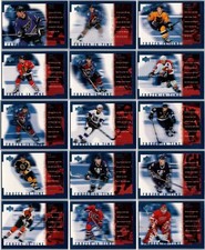 1998-99 UPPER DECK FROZEN IN TIME INSERT CARDS - PICK SINGLES - FINISH SET LOT