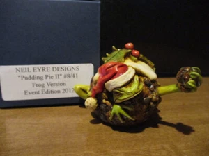 Harmony Kingdom Artist Neil Eyre Pudding Pie II Frog Ver SGN Hecho en Reino Unido 2012 Evt Pc - Imagen 1 de 6