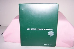 Raccoglitore quaderno vintage 1966 ragazza scout leader verde (solo raccoglitore) - Foto 1 di 5