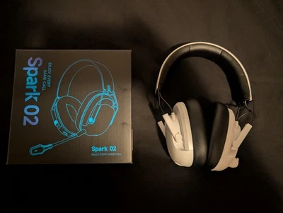 Gvyugke Spark 02 - Bluetooth Gaming Headset - Weiß - 45 Std. Akku - Wie Neu OVP - Bild 1 von 4