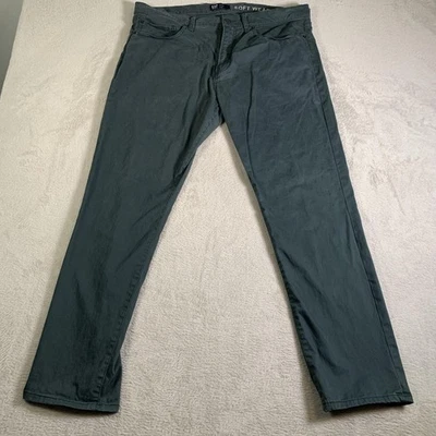 GAP Denim Soft Wear Jeans Mens 40x32 Green Slim Stretch Pants Casual Twill - Image 1 of 4
