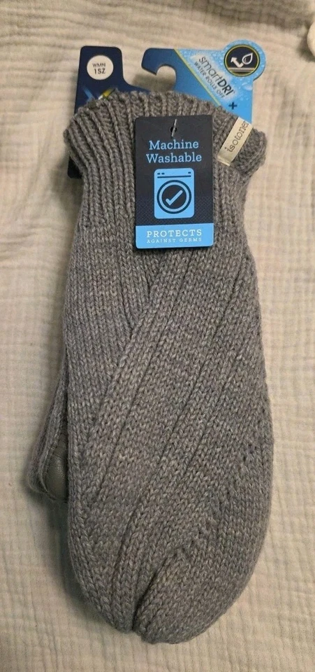 Рукавицы Isotoner серо-серые технология Smart Dri SmarTouch - Изображение 1 из 4