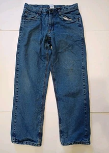Five Brothers Jeans Mens 34X32 Blue Denim Outdoors Fleece Lined Outdoor Workwear - Picture 1 of 7