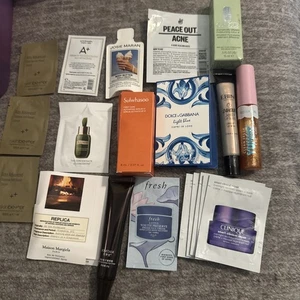 Lote de 20 piezas de muestra de belleza y tamaño de viaje cuidado de la piel y más - Imagen 1 de 7
