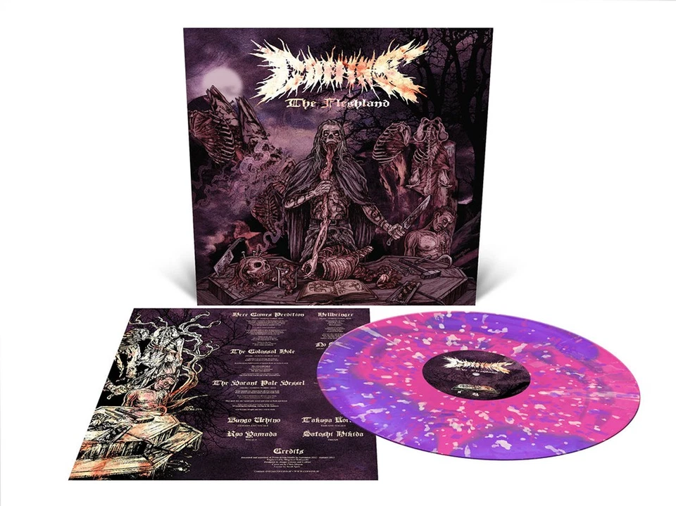 COFFINS - the fleshland LP custom merge splatter - Bild 1 von 1