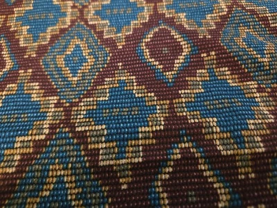 Fabric Hi-Fashion Brand Geometric Diamond Design I Piece 138" X 42" Wide - Image 1 of 4