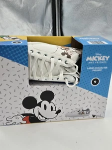 NEW NIB Disney Mickey and Friends Ladies Character Sneakers 2024 Size 9 - Picture 1 of 5