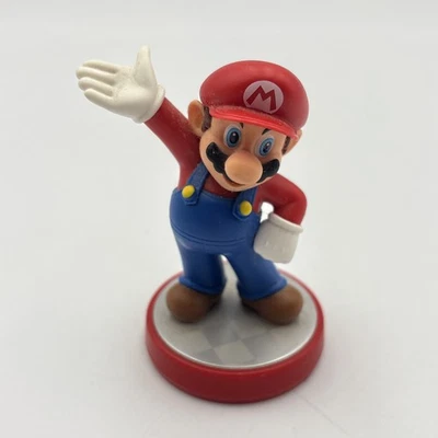 Mario Amiibo Super Mario Bros. Series Nintendo Figura Switch Wii U 3DS Base Roja Foto 1 de 2