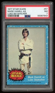 1977 Topps Star Wars Trading Card #57 Mark Hamill As Luke... 1st Series PSA 7 - Picture 1 of 3